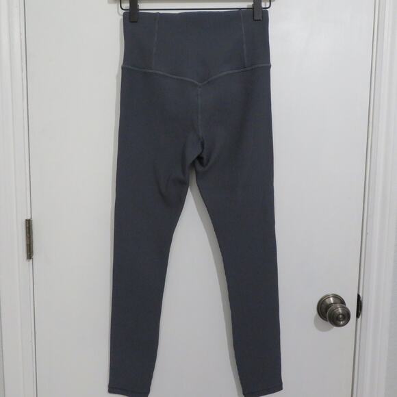 Athleta Womens Sz S Dark Gray Salutation Stash 7/8 Tight Legging High Waist - Picture 2 of 5